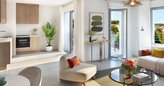 Achat / Vente immobilier neuf Mions en plein coeur de ville (69780) - Réf. 13188