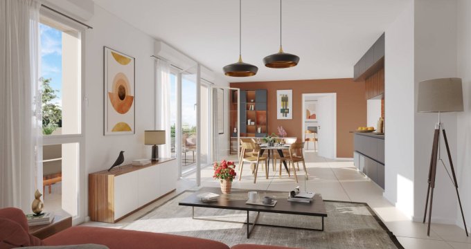 Achat / Vente immobilier neuf Sain-Bel à 500 mètres de la gare (69210) - Réf. 12454