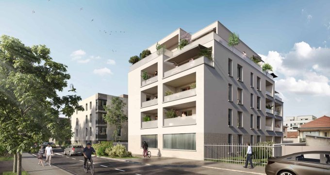 Achat / Vente immobilier neuf Saint-Priest à 10 minutes à pied du T2 (69800) - Réf. 7595