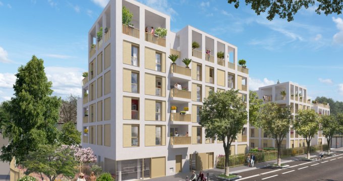 Achat / Vente immobilier neuf Vénissieux proche tramway T6 et bus (69200) - Réf. 7039