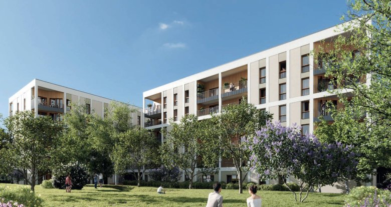 Achat / Vente immobilier neuf Bron à 20 min en bus de la Part-Dieu (69500) - Réf. 12466