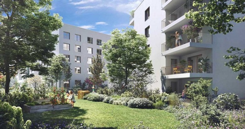 Achat / Vente immobilier neuf Bron quartier le Champ des Possibles (69500) - Réf. 4979