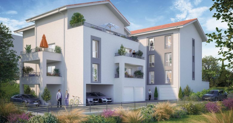 Achat / Vente immobilier neuf Colombier-Saugnieu en plein centre bourg (69124) - Réf. 6681