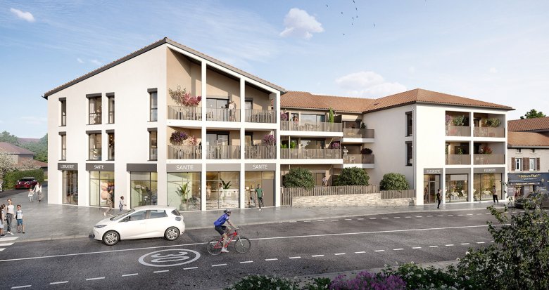 Achat / Vente immobilier neuf Craponne proche du centre et du Sentier de l’Yzeron (69290) - Réf. 12617