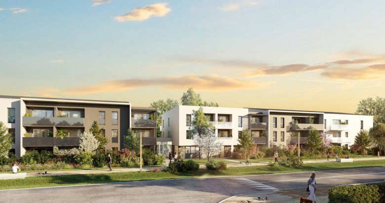 Achat / Vente immobilier neuf Feyzin résidence seniors proche Parc de l'Europe (69320) - Réf. 6321