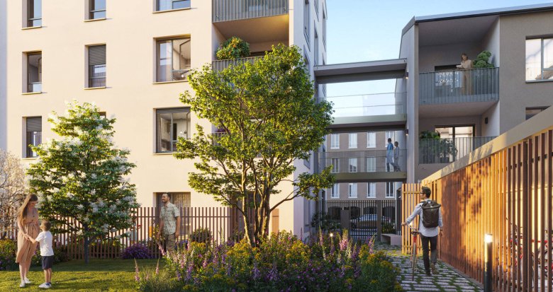 Achat / Vente immobilier neuf Lyon 09 à 2 min à pied du pôle d'activité Vaise-Industrie (69009) - Réf. 7294