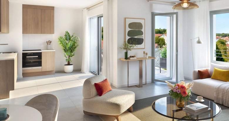 Achat / Vente immobilier neuf Mions en plein coeur de ville (69780) - Réf. 13188
