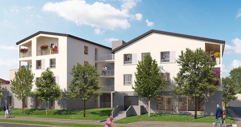 Achat / Vente immobilier neuf Neuville-sur-Saône à 11 minutes en train de la Part-Dieu (69250) - Réf. 12764
