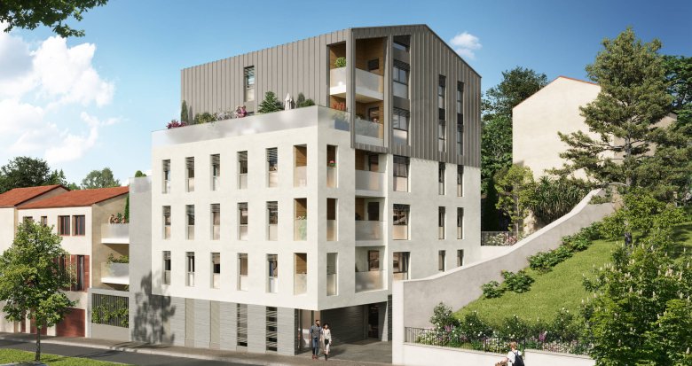 Achat / Vente immobilier neuf Oullins à 500 m du métro B (69600) - Réf. 7923