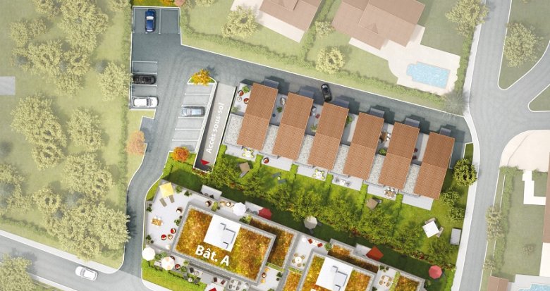 Achat / Vente immobilier neuf Pollionnay dans un cadre champêtre (69290) - Réf. 352