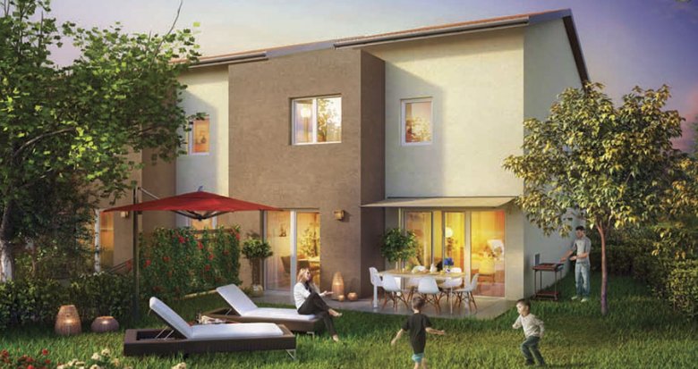 Achat / Vente immobilier neuf Pollionnay dans un cadre champêtre (69290) - Réf. 352
