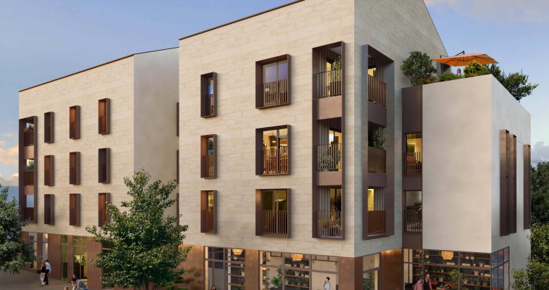 Achat / Vente immobilier neuf Rillieux-la-Pape à 750 mètres de la gare de Crépieux (69140) - Réf. 7089