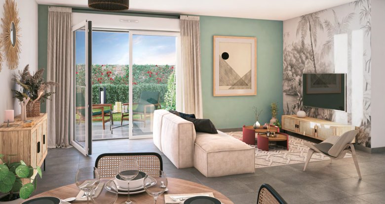 Achat / Vente immobilier neuf Rillieux-la-Pape centre à 2 km de la gare de Sathonay-Rillieux (69140) - Réf. 13805