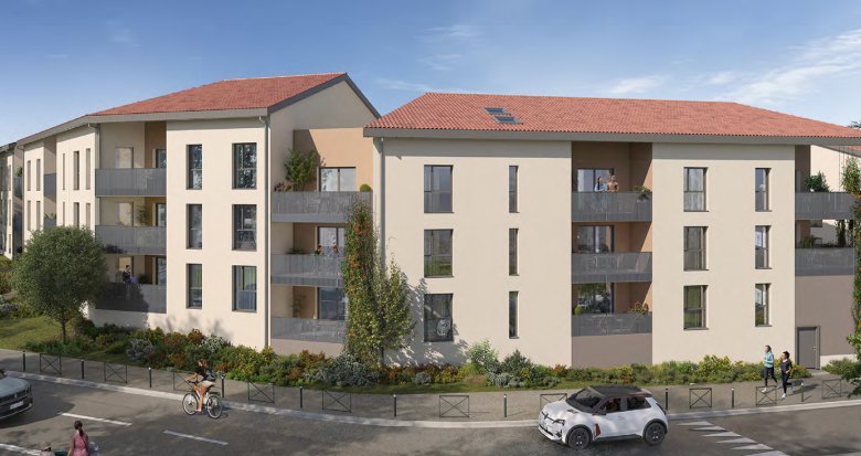 Achat / Vente immobilier neuf Rillieux-la-Pape centre à 2 km de la gare de Sathonay-Rillieux (69140) - Réf. 13805