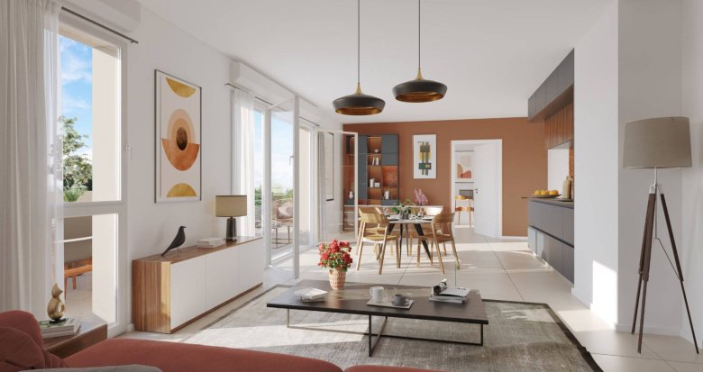 Achat / Vente immobilier neuf Sain-Bel à 500 mètres de la gare (69210) - Réf. 12454