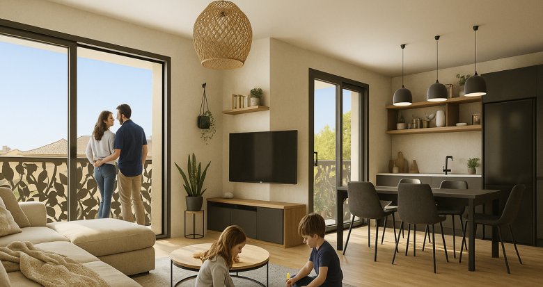 Achat / Vente immobilier neuf Saint-Étienne-des-Oullières adresse d’exception en cœur de ville (69460) - Réf. 13424