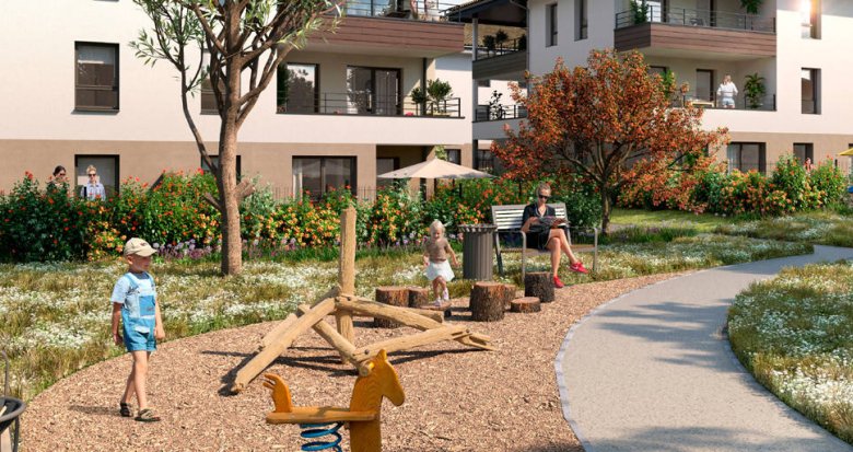 Achat / Vente immobilier neuf Saint-Pierre-de-Chandieu à 500m du coeur de ville (69780) - Réf. 6895