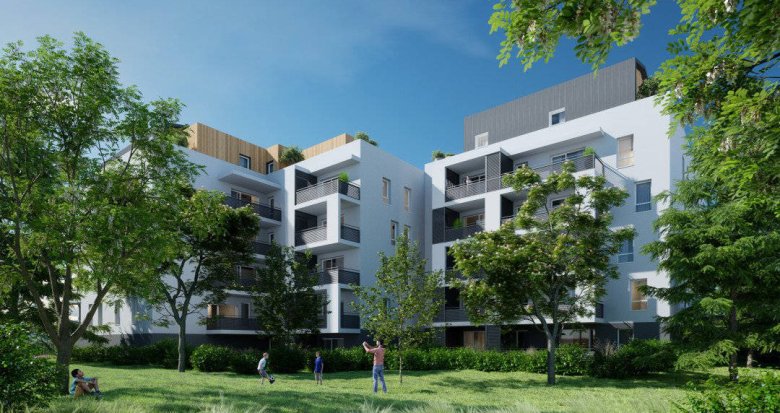 Achat / Vente immobilier neuf Saint-Priest au pied du tramway (69800) - Réf. 7021