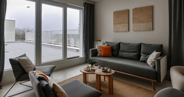 Achat / Vente immobilier neuf Saint-Priest proche centre à 7 min du tramway T2 (69800) - Réf. 13072