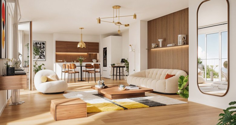 Achat / Vente immobilier neuf Sainte-Foy-lès-Lyon à 10 min à pied du Vallon des Sources (69110) - Réf. 13022