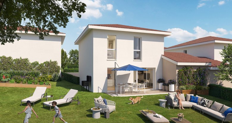 Achat / Vente immobilier neuf Savigny à 7 min de la gare (69210) - Réf. 13195