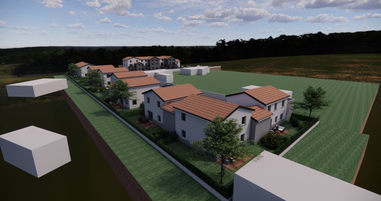 Achat / Vente immobilier neuf Ternay maisons neuves à 1km du centre (69360) - Réf. 12438