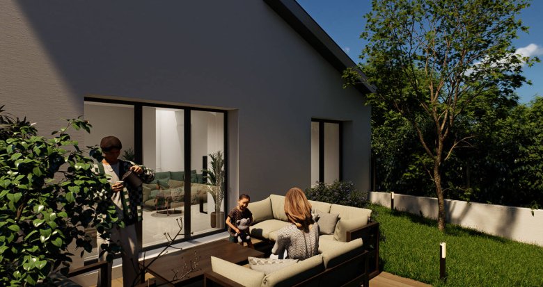 Achat / Vente immobilier neuf Ternay maisons neuves à 25min en voiture de Lyon (69360) - Réf. 12440