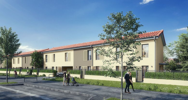 Achat / Vente immobilier neuf Vaulx-en-Velin quartier pavillonnaire du Village-Nord (69120) - Réf. 6580