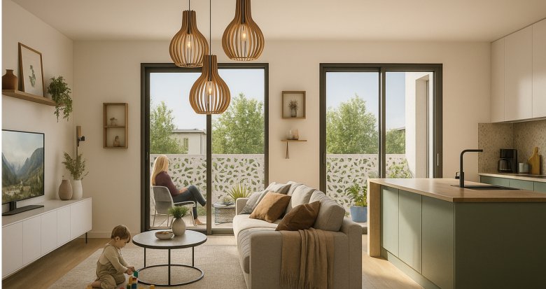 Achat / Vente immobilier neuf Vaulx-en-Velin quartier village proche transports (69120) - Réf. 13339