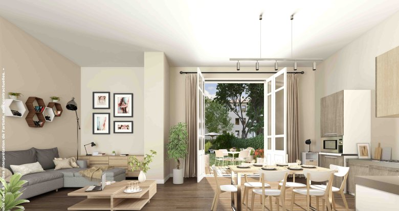 Achat / Vente immobilier neuf Vénissieux à 10 minutes à pied du métro D (69200) - Réf. 8295