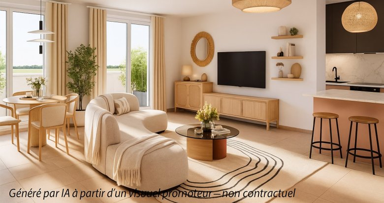 Achat / Vente immobilier neuf Vénissieux au pied du métro Parilly (69200) - Réf. 13444