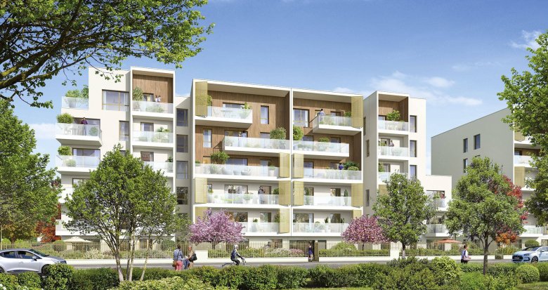 Achat / Vente immobilier neuf Villeurbanne à 15 min de Part-Dieu en tramway T1 (69100) - Réf. 12624
