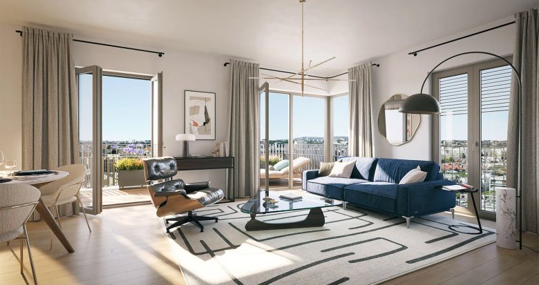 Achat / Vente immobilier neuf Villeurbanne à 3 minutes à pied du métro A et du tramway T6 (69100) - Réf. 12752