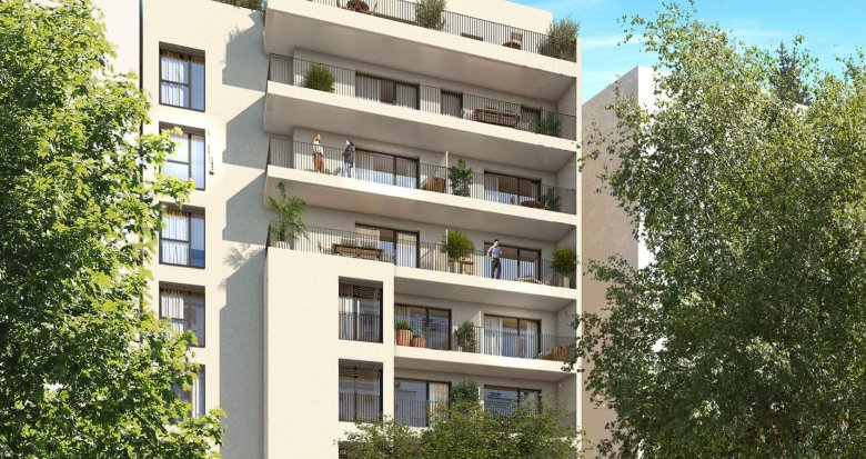 Achat / Vente immobilier neuf Villeurbanne à 800m du métro A Gratte-Ciel (69100) - Réf. 7599