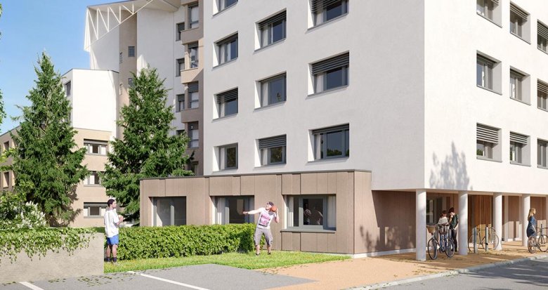 Achat / Vente immobilier neuf Villeurbanne résidence étudiante quartier Croix Luizet (69100) - Réf. 7686