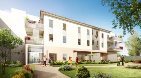 Programme immobilier neuf UNI'Q - Quincieux : Résidence T2–T4 avec norme RT 2012 et cadre verdoyant près de la Saône (69650) - Référence : 1455
