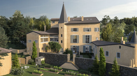 Programme immobilier neuf CHATEAU BEL AIR - Albigny-sur-Saône Monument Historique près de Neuville (69250) - Référence : 9477