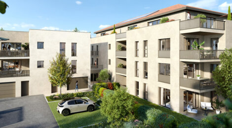 Programme immobilier neuf Millésime - Belleville-en-Beaujolais cadre verdoyant près de la gare (69220) - Référence : 18136