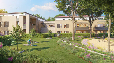 Programme immobilier neuf Hameau Bellevue - Brindas à quelques minutes à pied du bus vers Bellecour (69126) - Référence : 16024