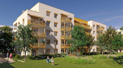 Programme immobilier neuf KAOLIN - Bron à proximité du parc Rosa Parks (69500) - Référence : 17207