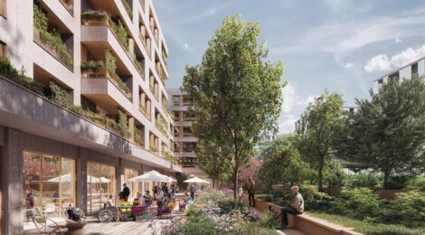 Programme immobilier neuf Résidence LES PRALINES - Bron : logements séniors près du Pôle Hospitalier, espaces généreux et dynamisme local (69500) - Référence : 15616