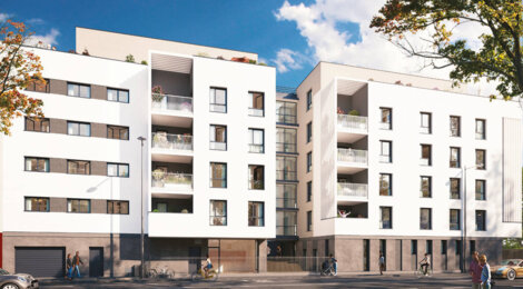 Programme immobilier neuf PRISME - Bron près des écoles commerces et transports (69500) - Référence : 15144