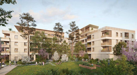 Programme immobilier neuf URBANATURA - Bron quartier de la Clairière à proximité du tram T2 (69500) - Référence : 11867
