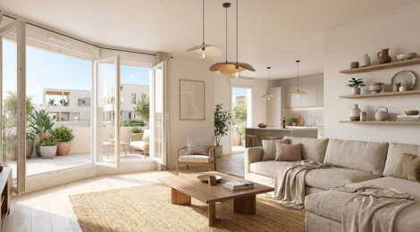 Programme immobilier neuf Côté Parc - Bron quartier de la Clairière cadre verdoyant proche Lyon (69500) - Référence : 16069