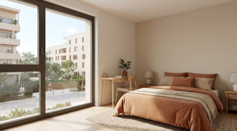 Programme immobilier neuf Côté Parc - Bron quartier de la Clairière cadre verdoyant proche Lyon (69500) - Référence : 16069