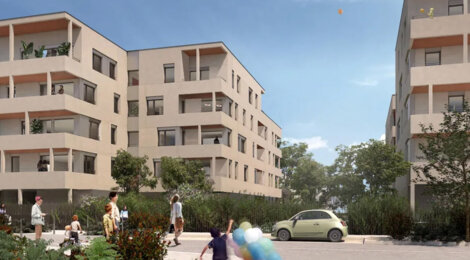 Programme immobilier neuf Côté Parc - Bron quartier de la Clairière cadre verdoyant proche Lyon (69500) - Référence : 16069