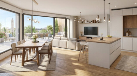 Programme immobilier neuf Les Jardins Oria - Caluire-et-Cuire entre nature et vie urbaine près de Lyon (69300) - Référence : 17001