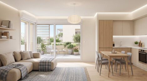 Programme immobilier neuf Le Clos Mont d'Or - Pleine propriété - Champagne-au-Mont-d’Or : Résidence T2–T4 avec cadre résidentiel et confort optimisé proche des commodités (69410) - Référence : 14586