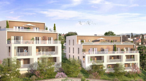 Programme immobilier neuf Cristal - Champagne-au-Mont-d'Or : Résidence T2–T5 avec cadre paysager et confort optimisé proche des commodités (69410) - Référence : 5879