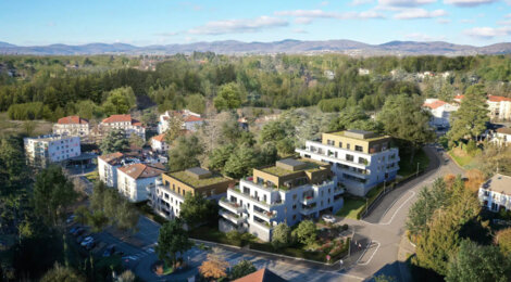 Programme immobilier neuf Le Parc - Charbonnières-les-Bains : logements neufs sécurisés et verdoyants proche des transports (69260) - Référence : 15345